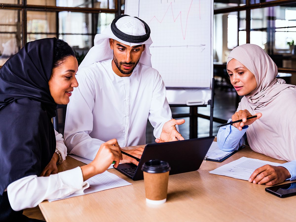 Business meeting in the UAE